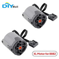 DIYmall 2PCS XL Motor Power Functions MOC Technology PF Blocks Speed Motor Compatible with Legoeds 8882