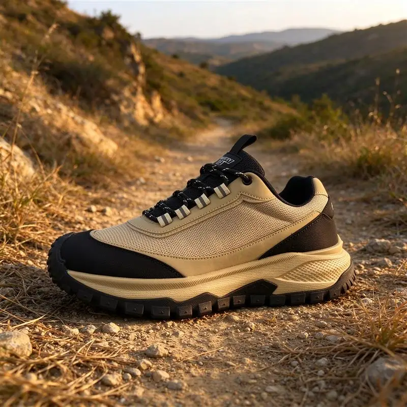 2026年新作、高級感あふれるメンズランニングシューズ。滑り - Anti Slip Trail Running Sneakers のレビューと価格