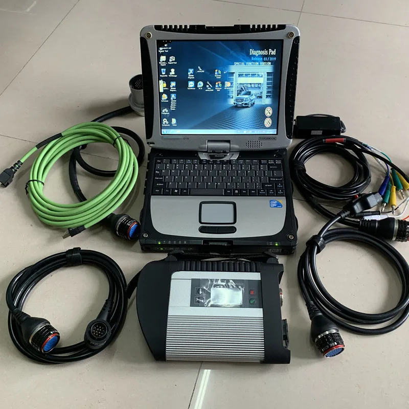 Mb Star c4 Sd Connect Compact DOIP Professional DIAGNOSIS Full Software 06/2024 Ssd 480gb Laptop Cf19 I5 TOUCH 2 Years Warranty