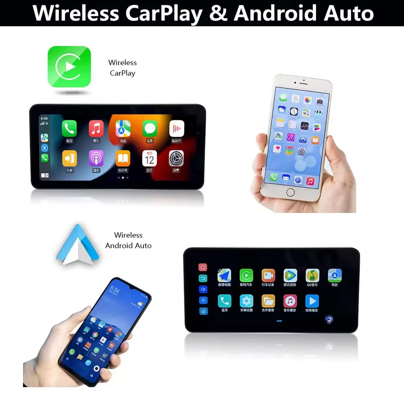 7-Inch Oem Custom GPS Navigator Motorcycle Monitor Portable Carplay Android Auto Radio Motorbike Software Updates 6.3\