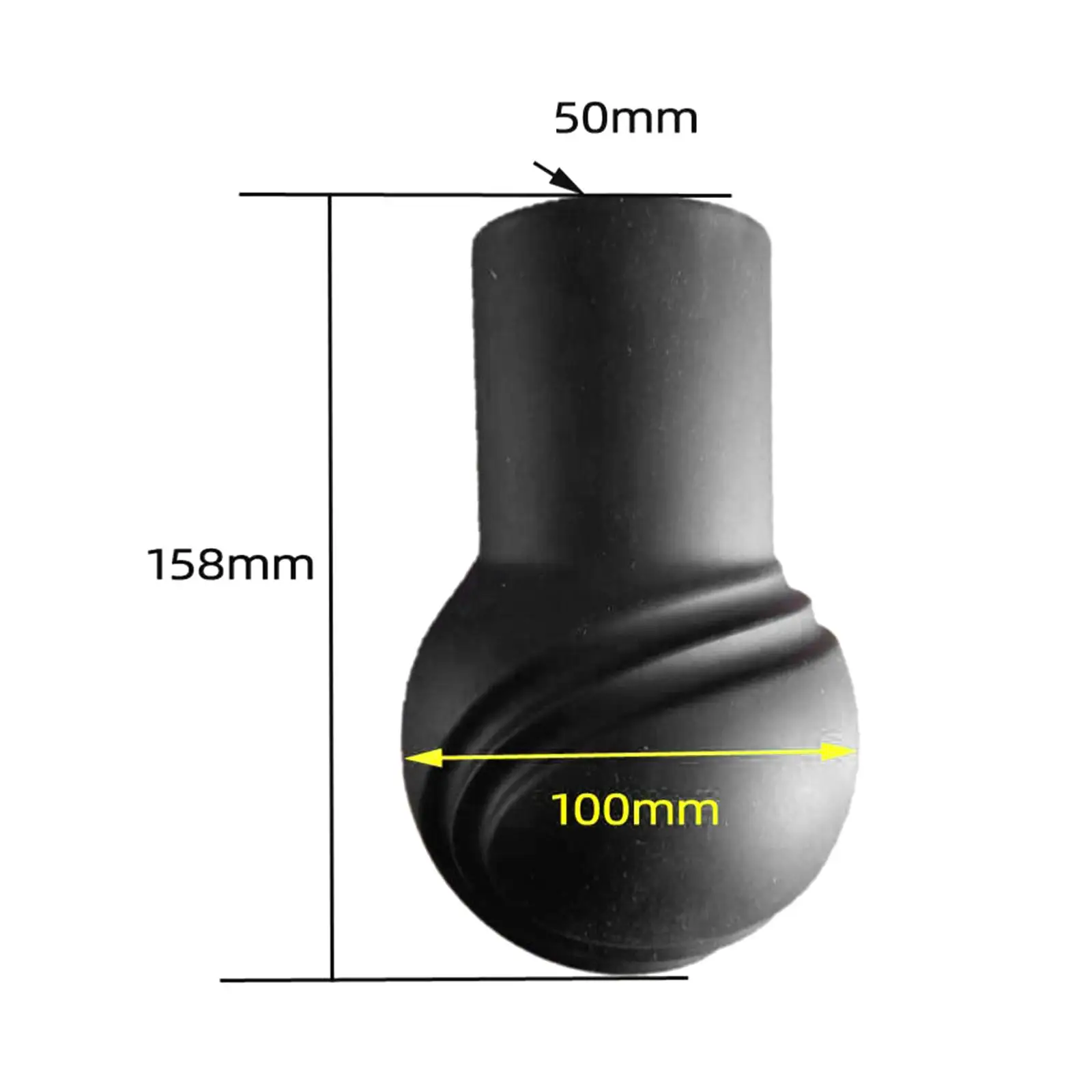2 Inch Barbell Landmine Ball Holder Silicone Base Attachment for Lightweight Barbell Full Body Gym Exercise