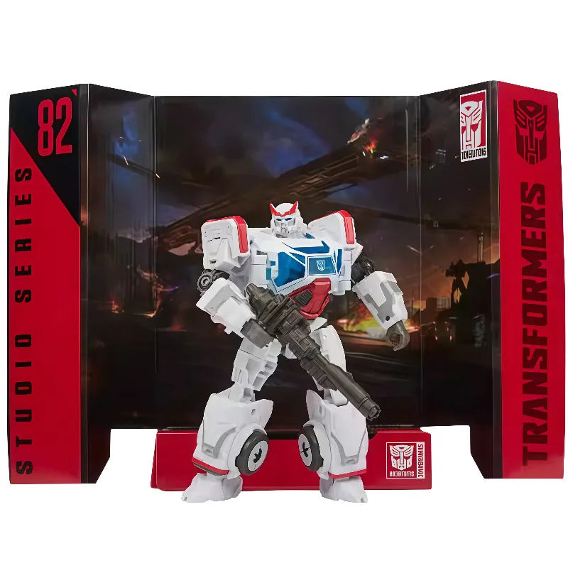 Hasbro – jouets classiques Transformers, série Studio, transformateur à cliquet, figurine Robota Ction, modèle de collection, jouets de loisirs, en Stock