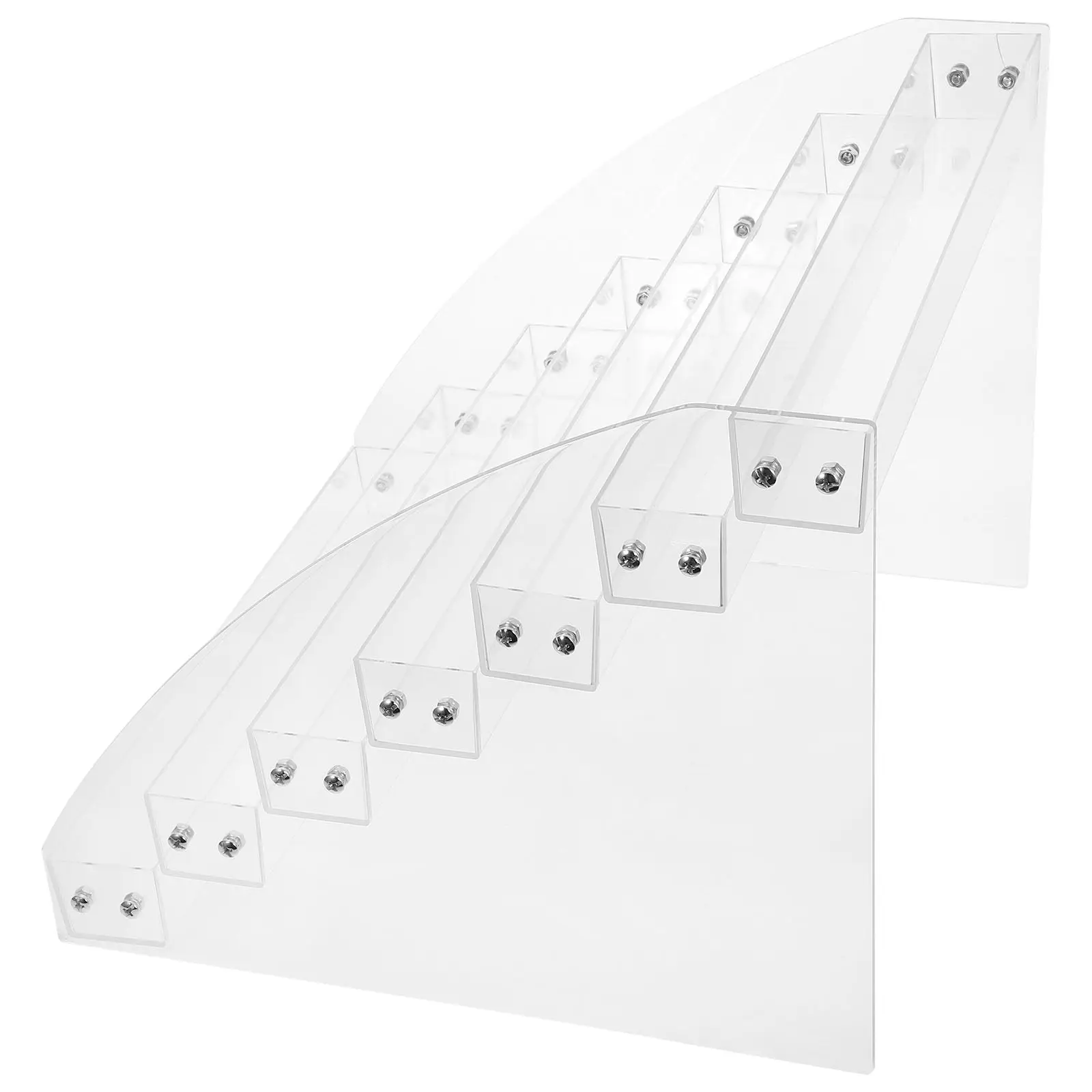 

Многофункциональная 7-ярусная акриловая подставка для лаков для ногтей и помад, настольный органайзер для хранения косметики на туалетный столик