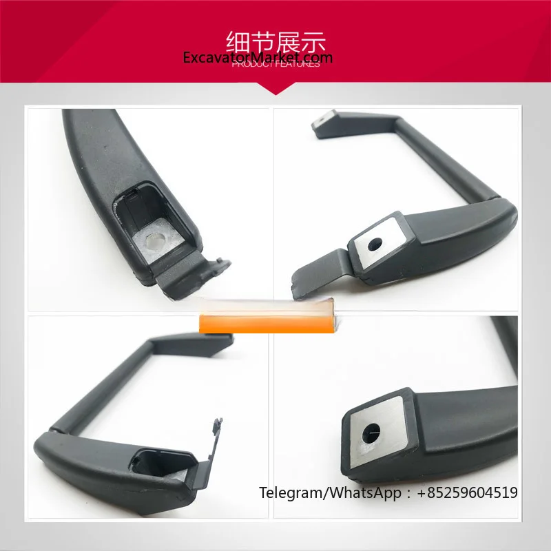 Excavator Parts For Longgong Xcmg Komatsu Sany 135 205 235 215 Cab Door Handle Large Handle Excavator Accessories