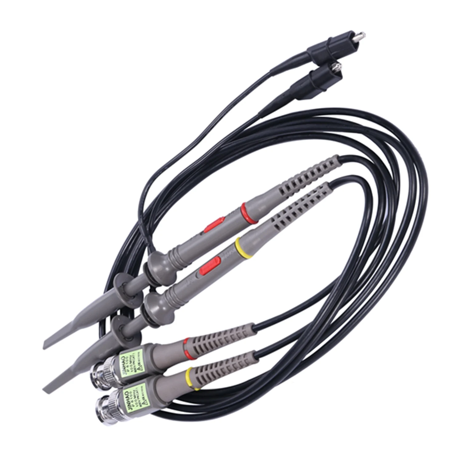 B62B-2 Pack P6100 100 Mhz Oscilloscope Probe 10:1 And 1:1 Switchable For Rigol Atten Owon Siglent