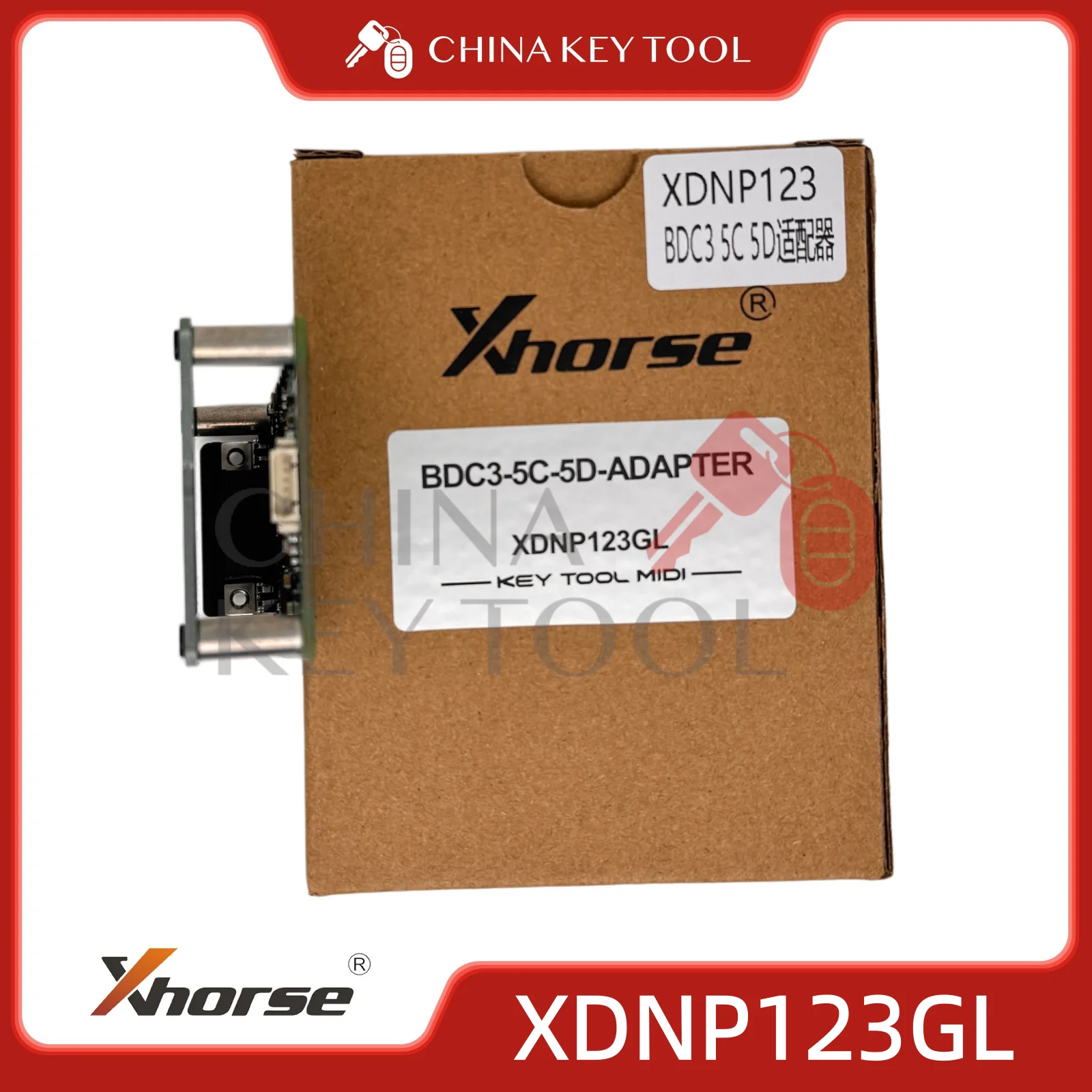 Original Xhorse XDNP123GL BDC3 5C 5D Adapter for KEY TOOL MIDI Supports BMW BDC2 BDC3 Smart Key Clone & VW Audi 5C 5D IMMO Data view 4