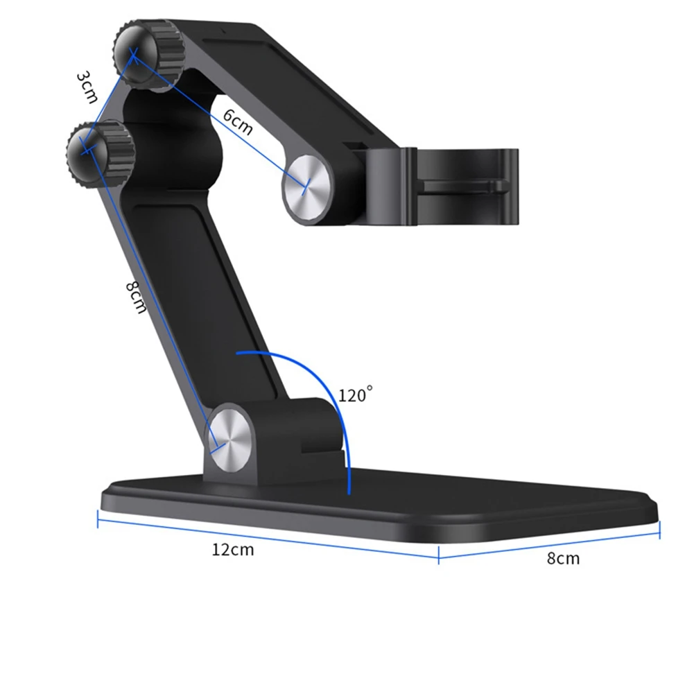 AT93-حامل زاوية قابل للطي وقابل للتعديل لمجهر رقمي واي فاي زجاج المكبر الإلكتروني USB