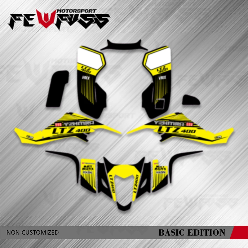 

Fewfuss New Style For Suzuki LTZ400 KFX400 2003 2004 2005 2006 2007 2008 Graphics Background Decals Stickers