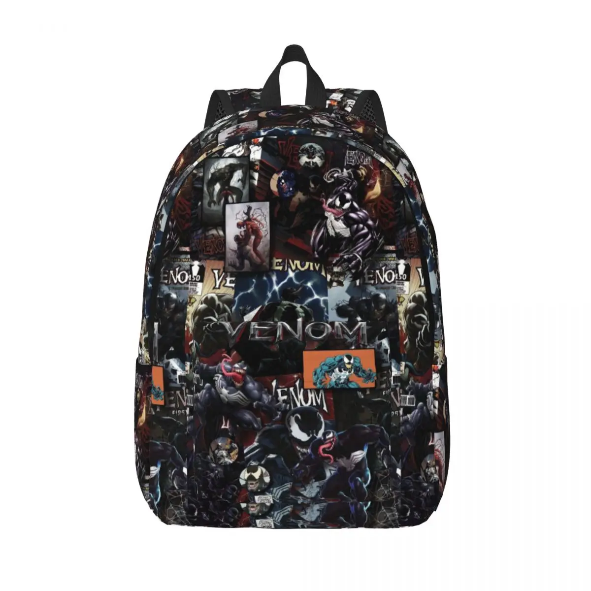 Custom Superhero Venom Laptop Backpack Men Women Casual Bookbag for College School Student Bag