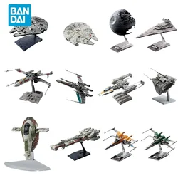 Bandai-figura de acción Original de STAR WARS para niños, modelo coleccionable de Anime, juguetes de montaje, entrega directa