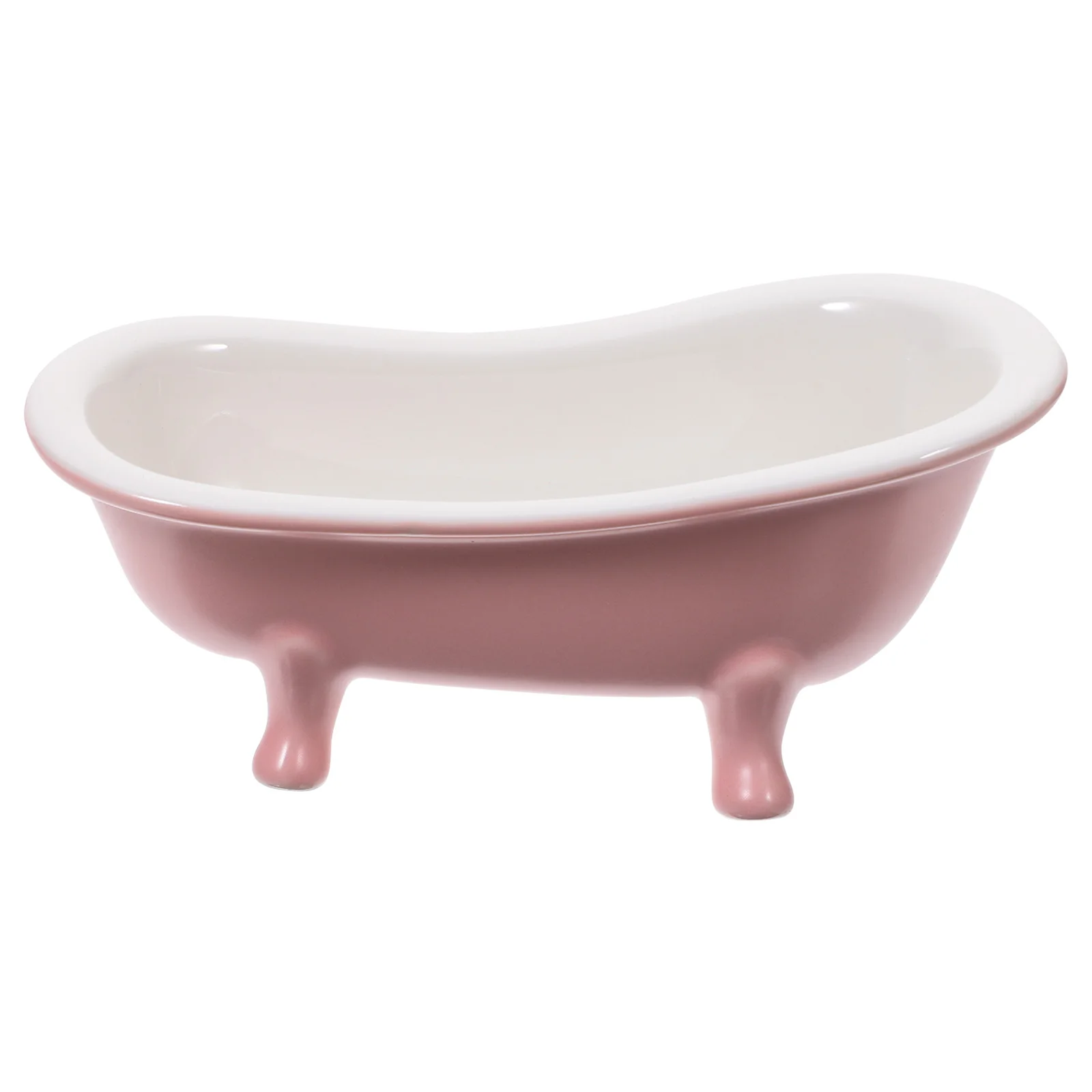

Dessert Bowl Bath Tub Shaped Cersmic Entertaining Bathtub Dish Ice Cream Sundae Bowls Baths Ceramic Candy