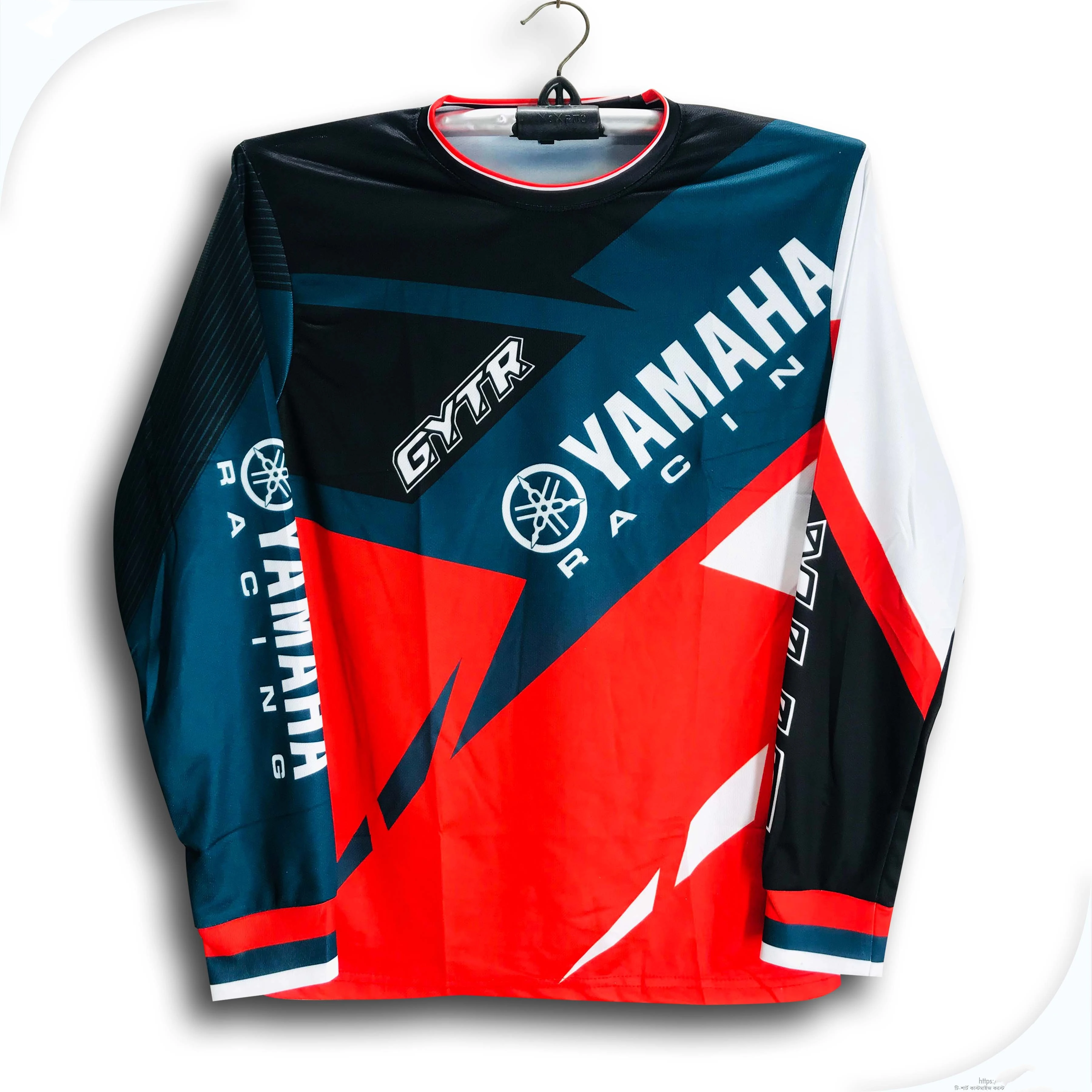 2026 Yamaha Men Women Motorcycle Riding Clothes Loose Breathable Fast Drying Off-road Racing Clothes Long Sleeved Sports T-shirt