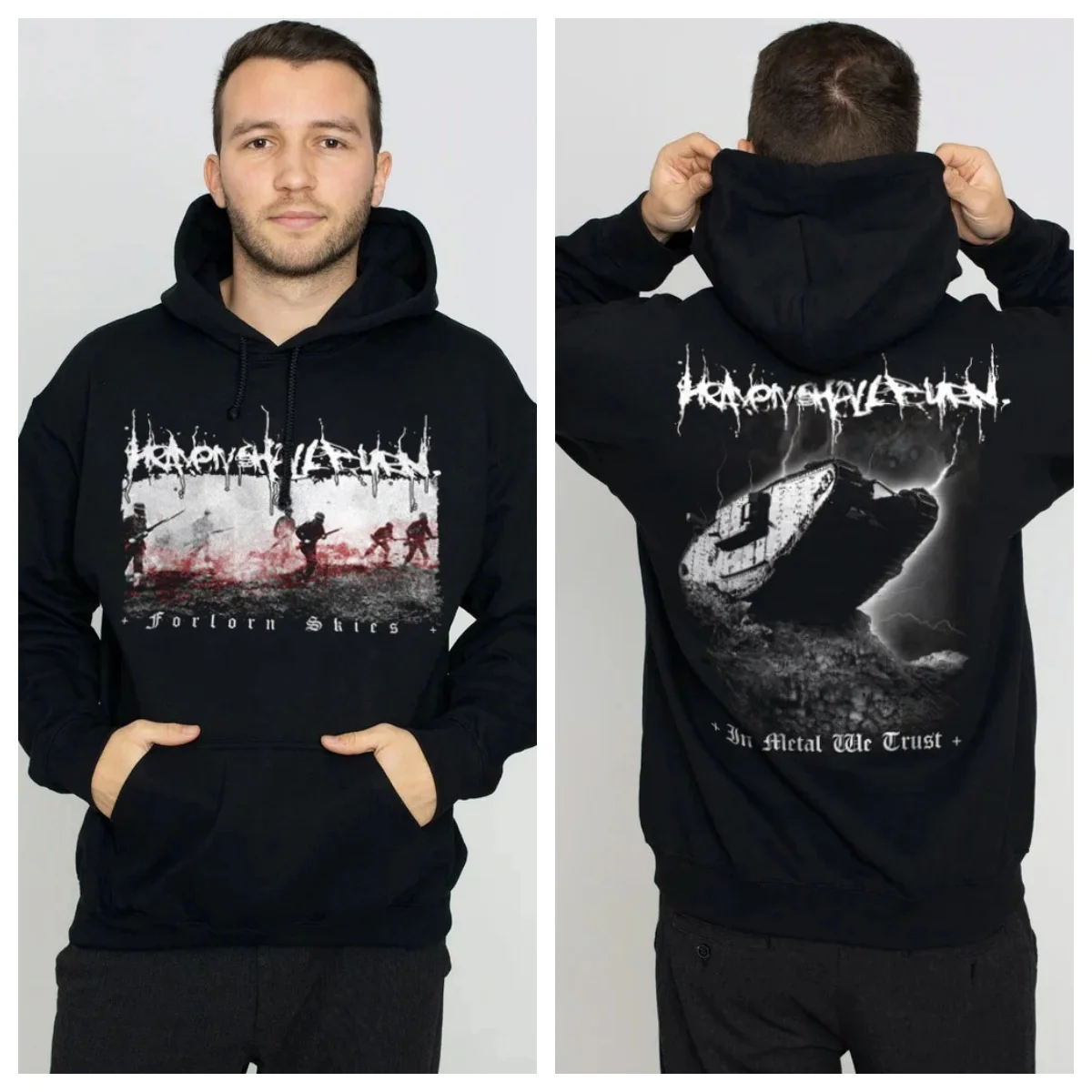 Heaven Shall Burn - Forlon Skies - Hoodie 2026 Hoodies Autumn Winter High-end Luxury Unisex Style