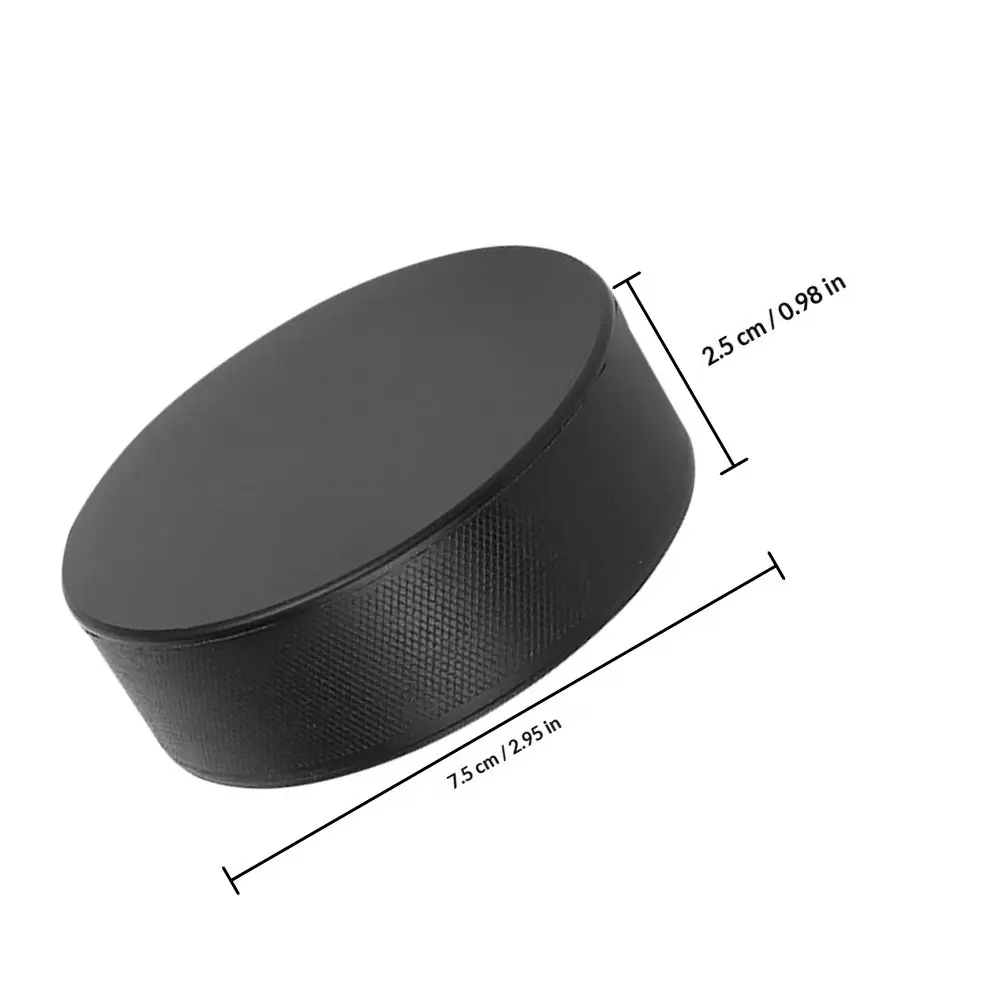 5Pcs Realistic Ice Hockey Training Puck PU Solid Construction for Indoor Outdoor Practice Professional Skill Development Puck