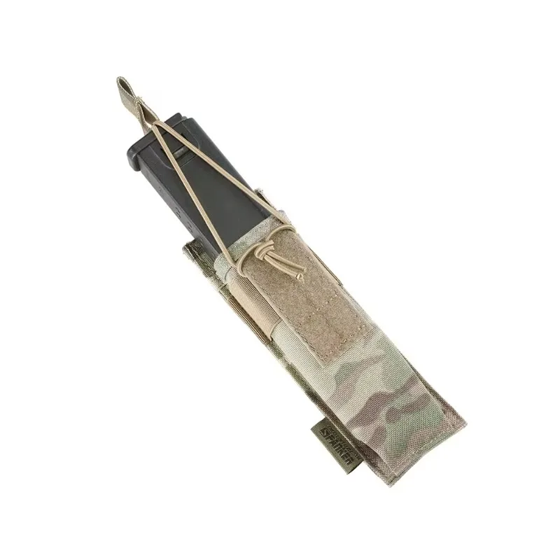 MOLLE Single Magazine Pouch Camouflage 500D Nylon Fabric Holder Bag For Airsoft Game Model Vest Attachment Storage Accessory