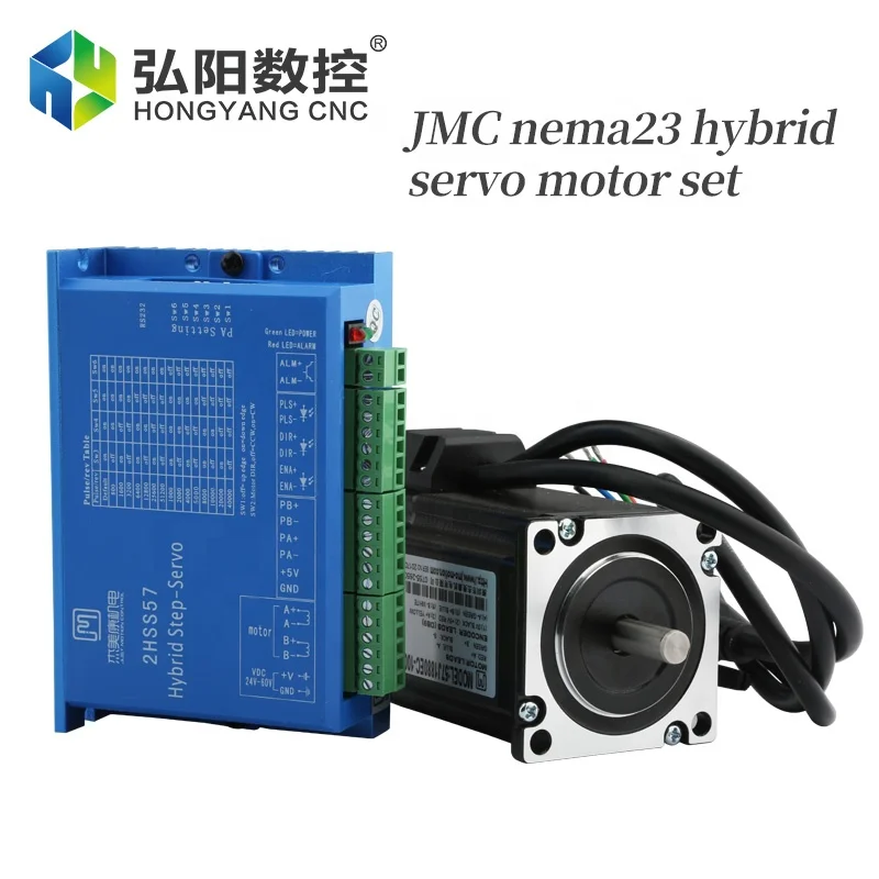 Jmc Nema23 2 Phase Hybrid Servo Motor 57j1880ec-1000-ls Torque 2nm Driver 2hss57 Hybrid Servo Motor Close Loop Step Motor 57mm