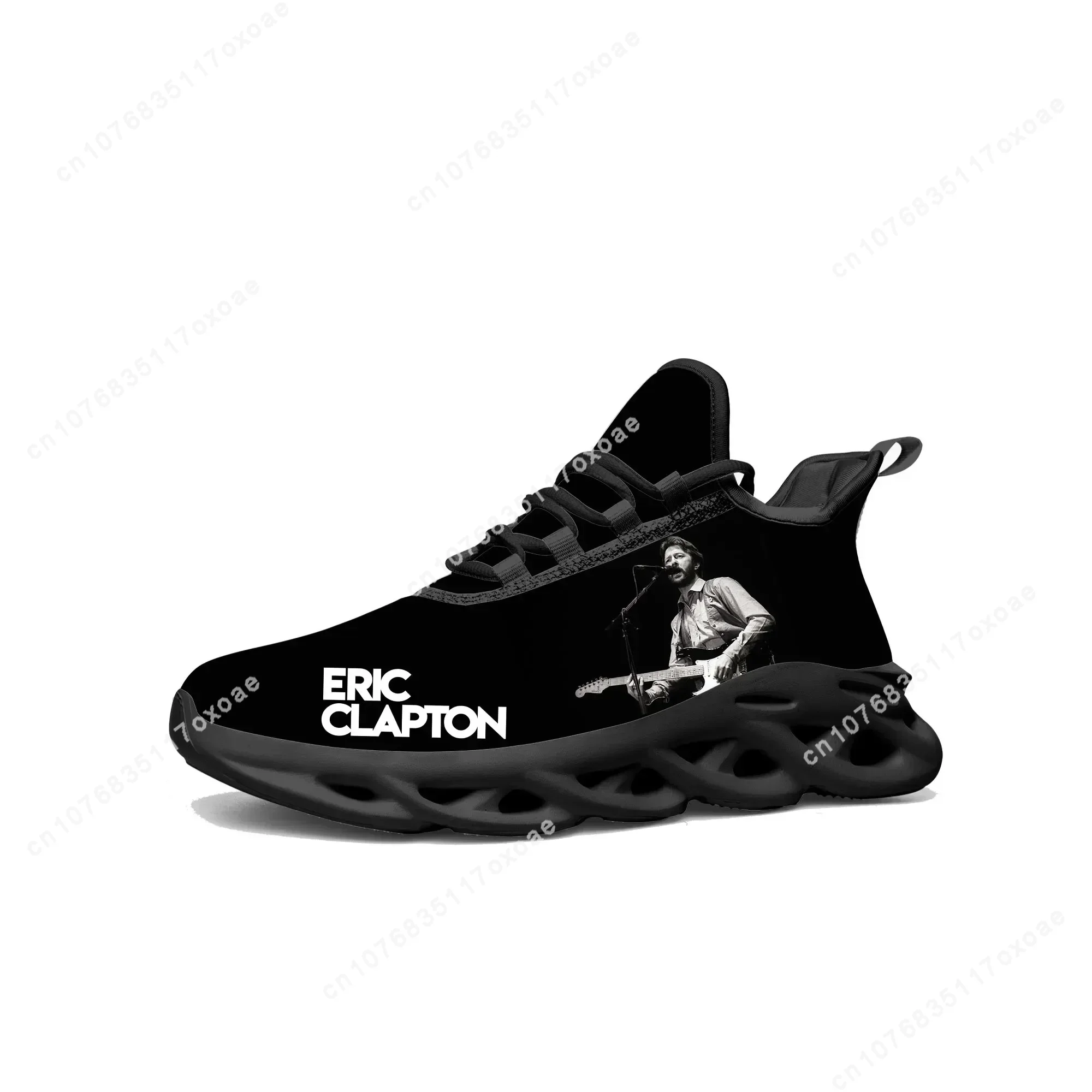 

Eric Clapton Flats Sneakers Mens Womens Rock Guitar Sports Running Shoe Sneaker Lace Up Mesh Footwear Tailor-made Shoe Black