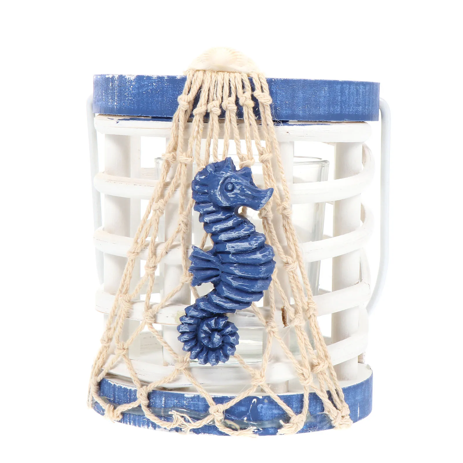 

1Pc Unique Bamboo Seahorse Candle Stand High-Quality Home Display Accessory