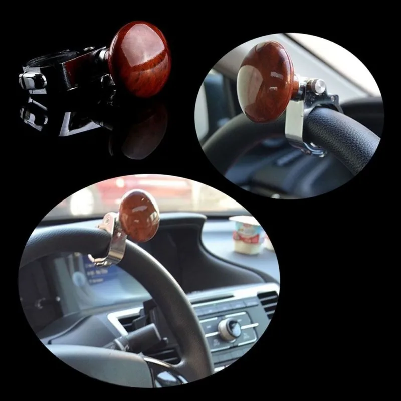 Car Steering Wheel Power Handle Ball Hand Control Power Handle Grip Spinner Knob Grip Knob Turning Helper