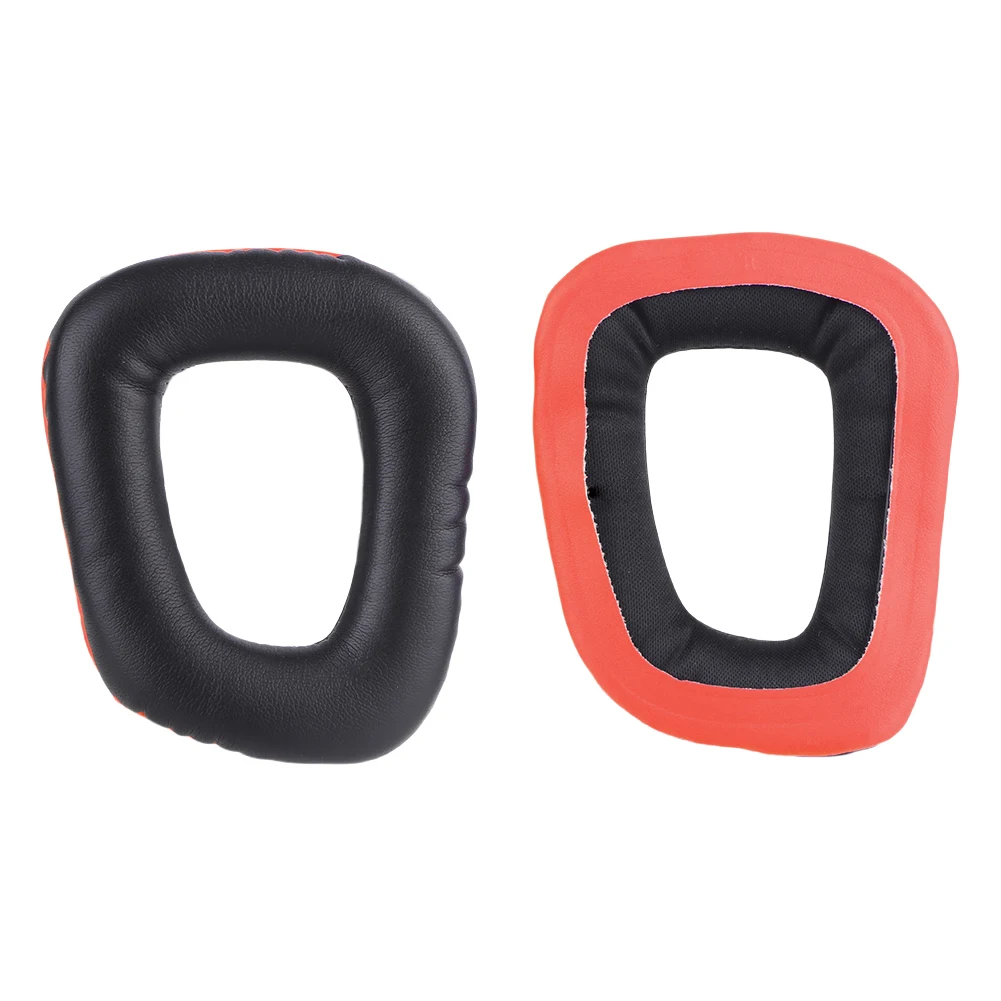 1 пара сменных амбушюр из пены с эффектом памяти, белковая кожа/сетчатая ткань, амбушюры для гарнитуры для Logitech G35 G930 G430 F450