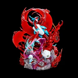 Cute Anime Pokemon Salamence Bagon Shelgon Battle Ver. PVC Action Figure Game Statue Collectible Model Kids Light Toys Doll Gift