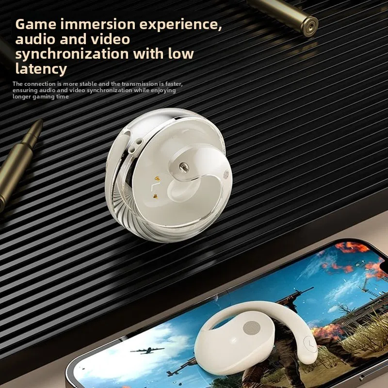 New Creative Small Coconut Ball TWS Non In Ear Wireless Bluetooth Headset High Appearance Gaming Earphone