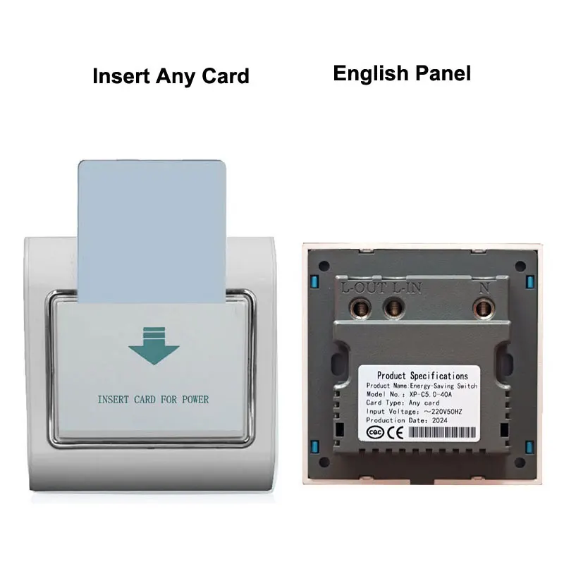 

10pcs Any PVC /Membership Card Induction Room Energy Saving Switch 220V 40A Power Off 15s Time Delay
