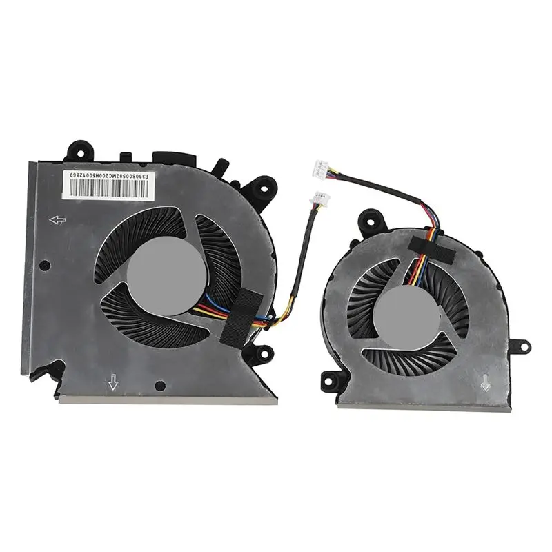 New--CPU+GPU Cooling Fan Replacement For MSI GF65 GF65 Thin PABD08008SH N413, PAAD06015SL N433 Dual Fans