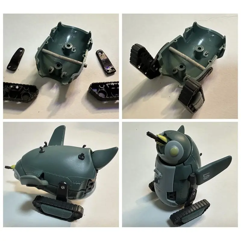 TOYS CABIN Jouet capsule mini pingouin mecha transformable, modèle de collection super articulé à l'échelle micro pour décoration de bureau, en stock