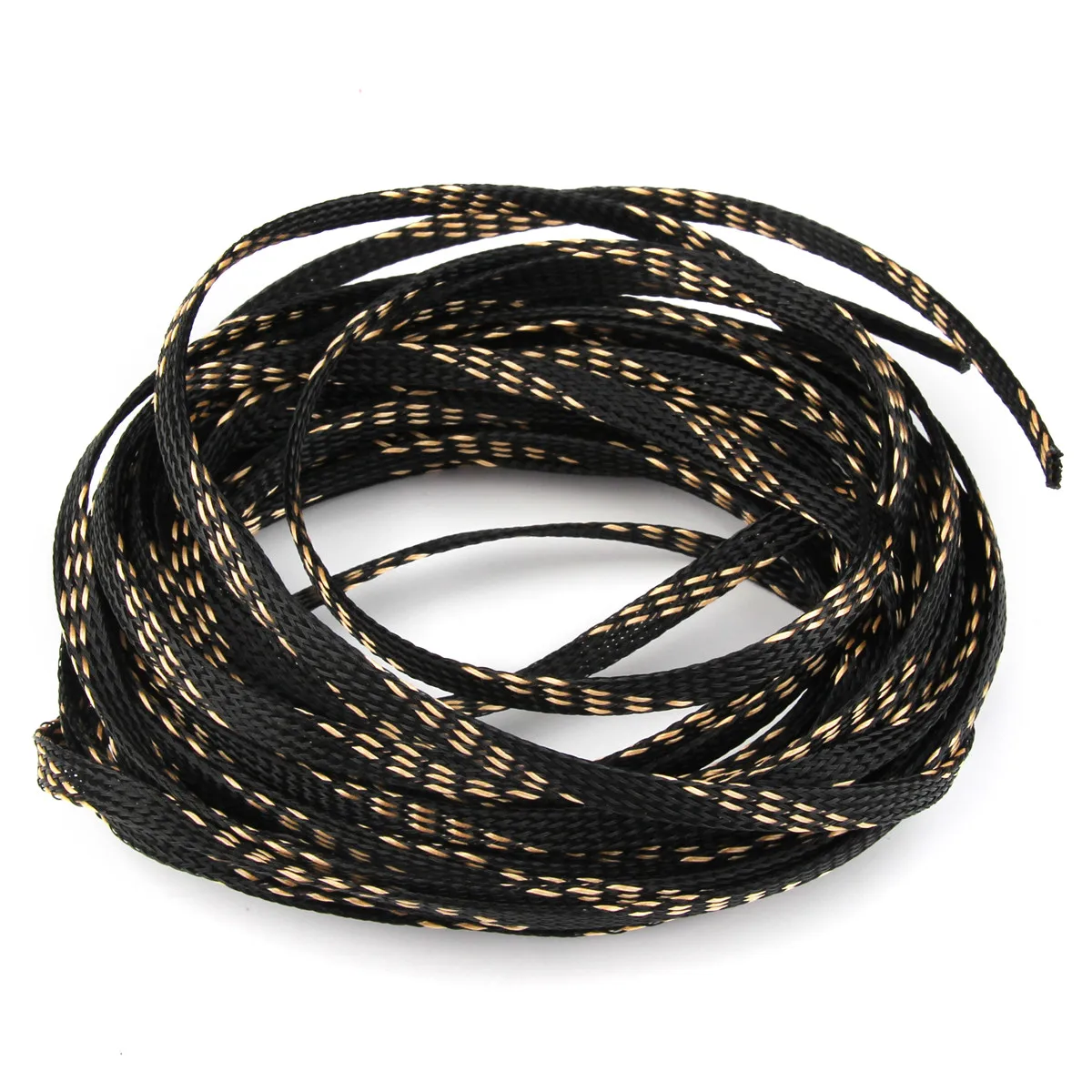 1M 5M 10M 4/6/8/10/12/15/20/25mm Insulation Braided Sleeving Tight PET Expandable Cable Sleeves Protection Wire Gland Sheath