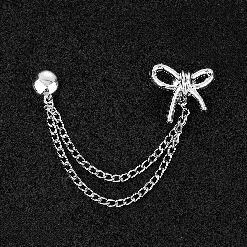 مشبك ملابس مغناطيسي متعدد الوظائف مع سلسلة أزرار معدنية مشبك ملابس وشاح بنطلون أرجل الكفة تثبيت دبوس مغناطيسي #4