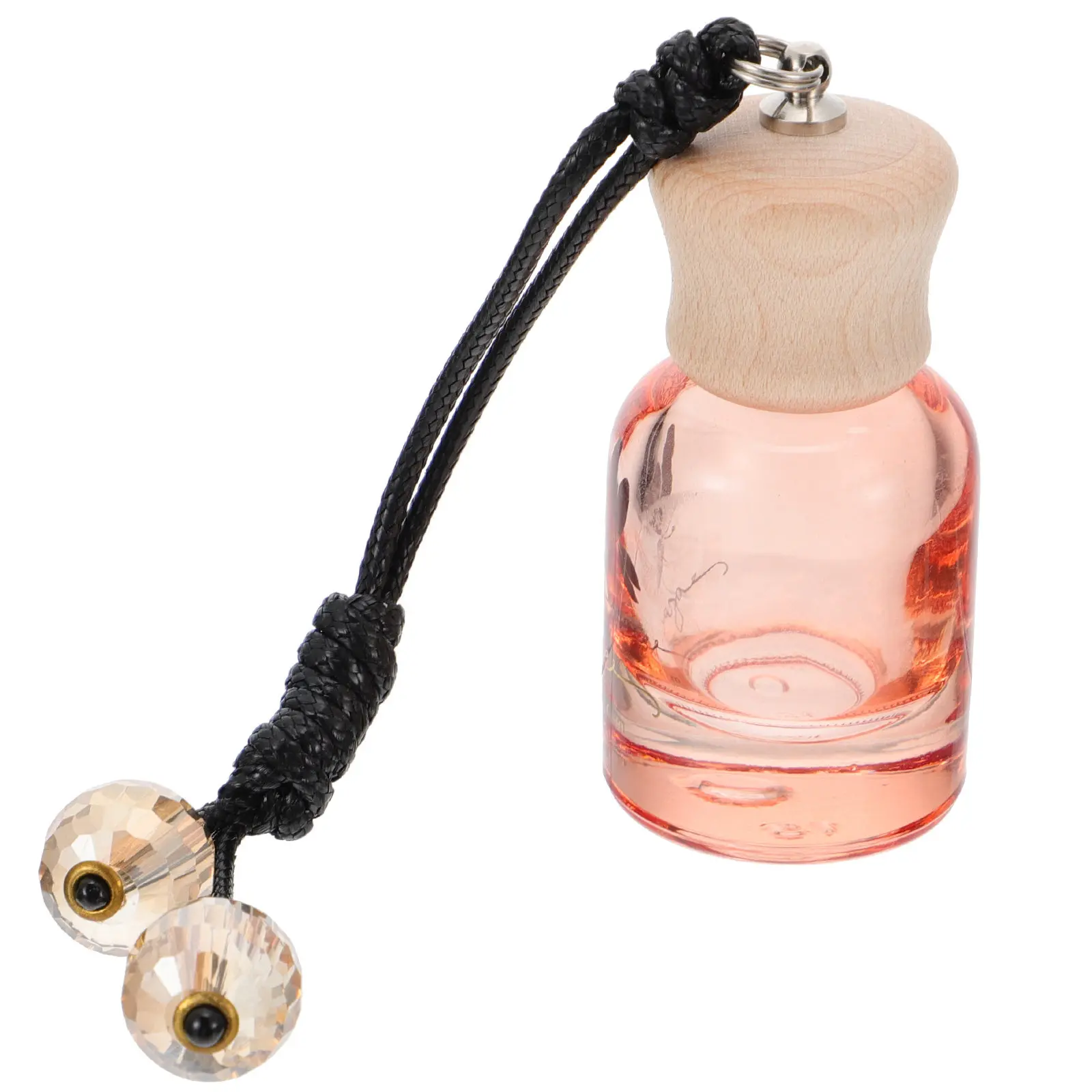 

1 шт. автомобильный подвесной флакон для парфюма, изысканный стеклянный кулон для эфирных масел, стильное украшение для автомобиля, подарок для особых случаев