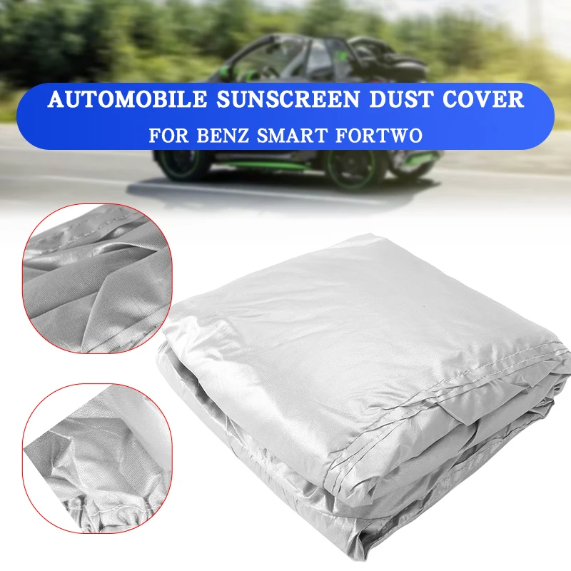 Car Cover Auto Body Sun Rain Dustproof Waterproof Cover For Benz Smart Fortwo Outdoor Full Car Cover Sun UV Protection