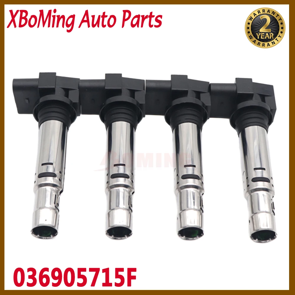 

036905715F 036905715A Car Ignition Coil Fit For Volkswagen BEETLE CADDY CC EOS GOLF LUPO TOURAN PLUS BORA POLO SCIROCCO