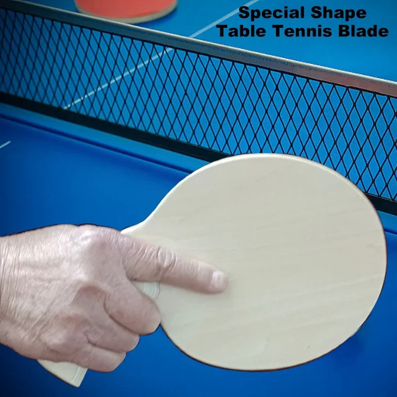 Professional Special Shape Table Tennis Blade Pure Wood Offensive Defense Control Racket Bottom Plate Developed By Peng Daoxiu