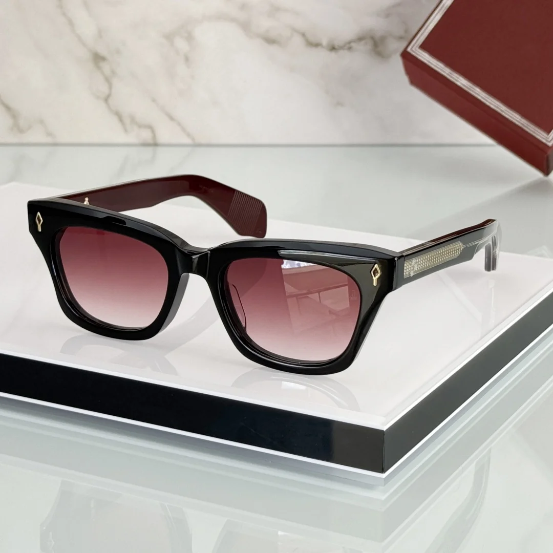 

JMM DEALAN 50 Size Epoxy Cat Eye Sunglasses Thick Acetate Vintage Retro Handmade Designer UV400 Outdoor Fashion Shades for Women