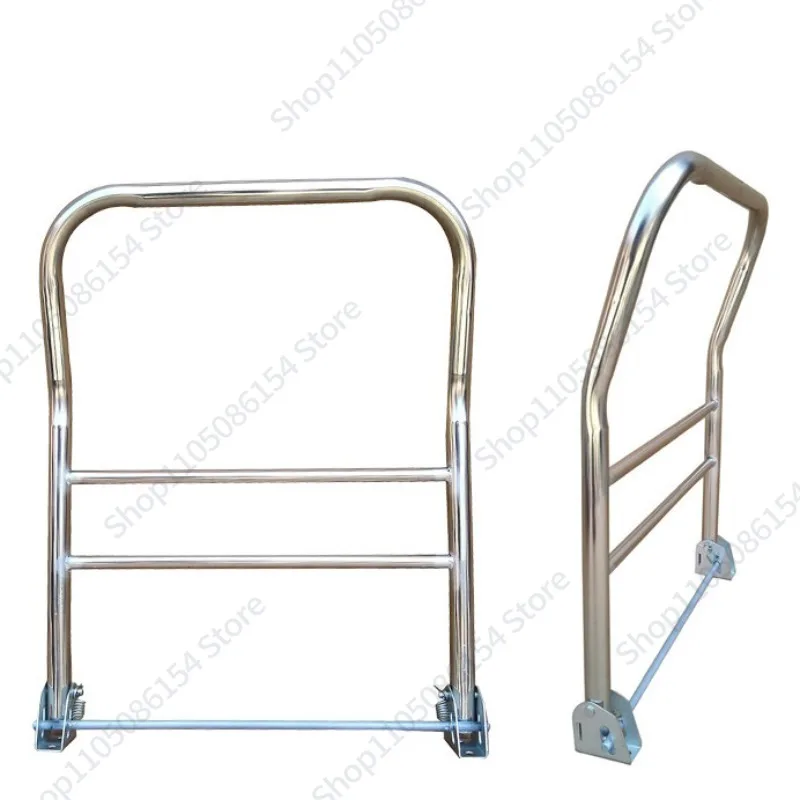 Trolley Flat car Stainless steel handle truck Folding armrest trolley Active handle accessories