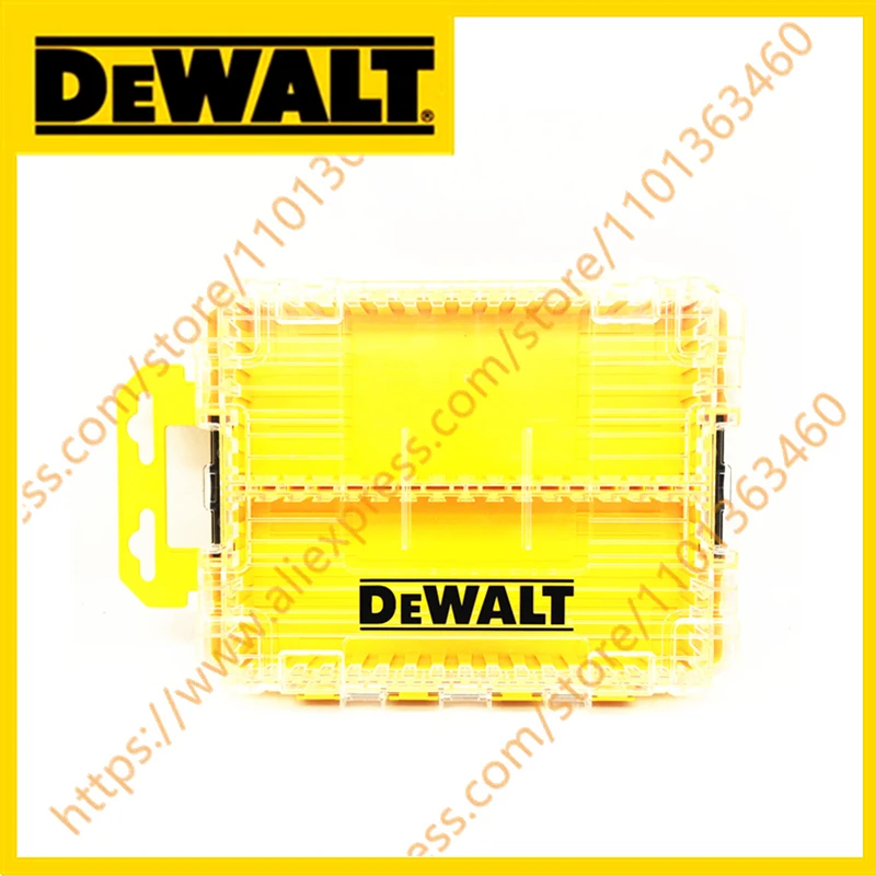DEWALT оригинальный ящик для хранения аксессуаров для инструментов TSTAK, поддержка сверл, конвейерный мини-прочный футляр