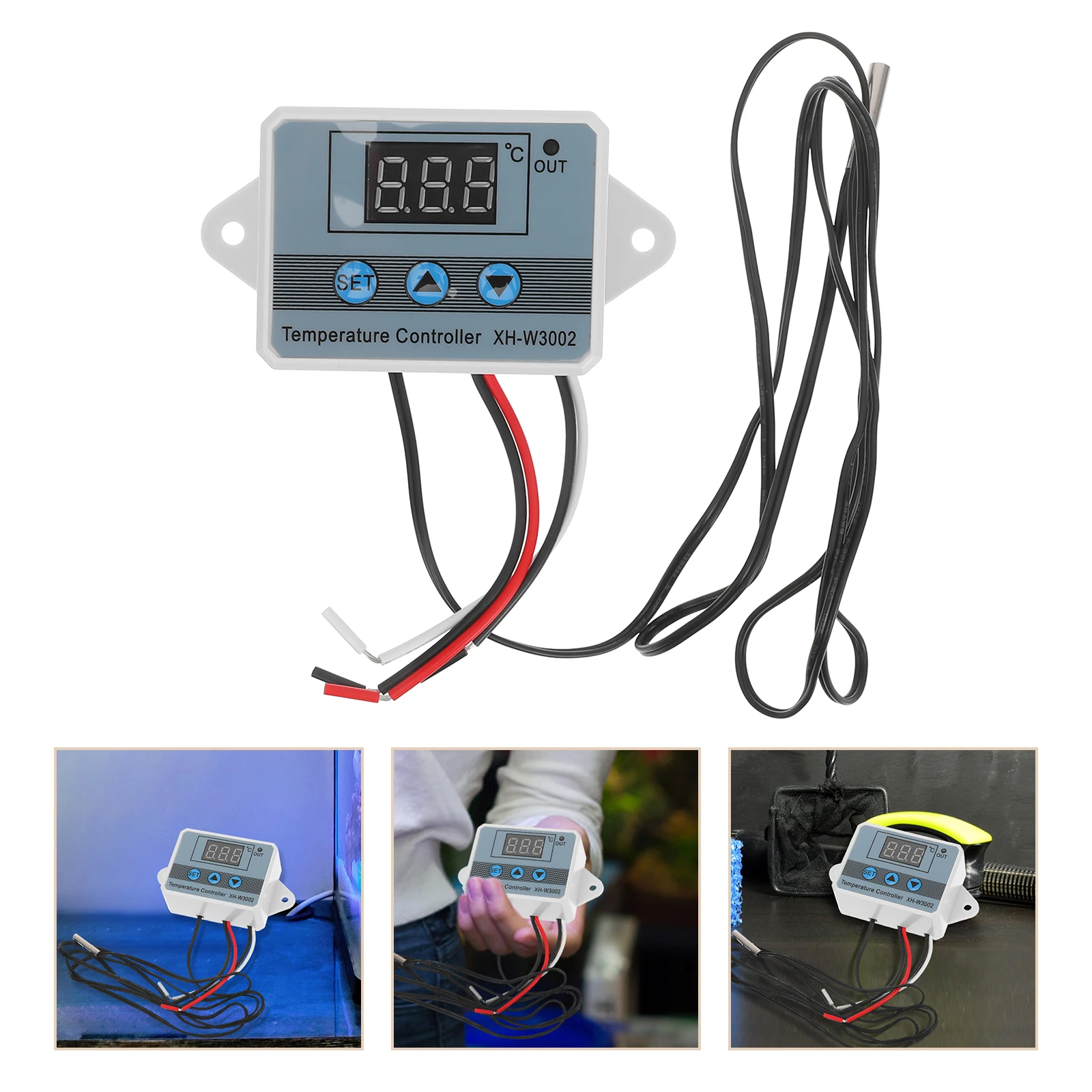 

Digital Temperature Controller For Laboratory Greenhouse Aquarium Thermostat Switch Intelligent Electronic Control Abs