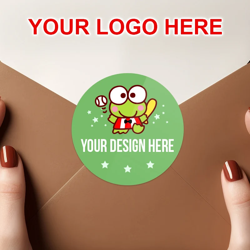 

Персонализированные наклейки Sanrio — дизайн с загрузкой фотографий и логотипа, водонепроницаемые креативные наклейки для домашнего декора и свадебных сувениров