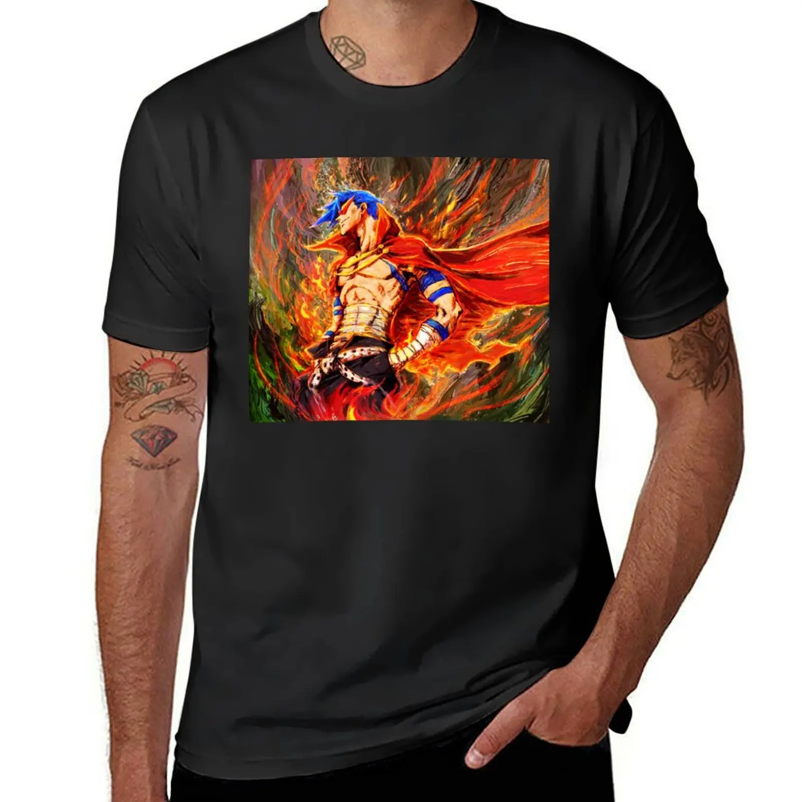 kamina gurren lagann T-Shirt plain Blouse men graphic t shirts