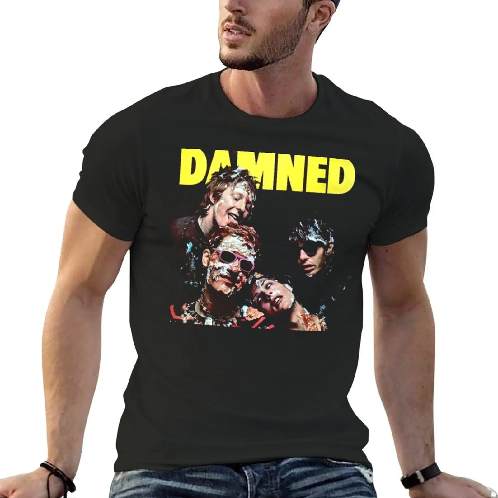 THE DAMNED T-Shirt boys whites blue archive basketball graphic tees blanks t shirt for men