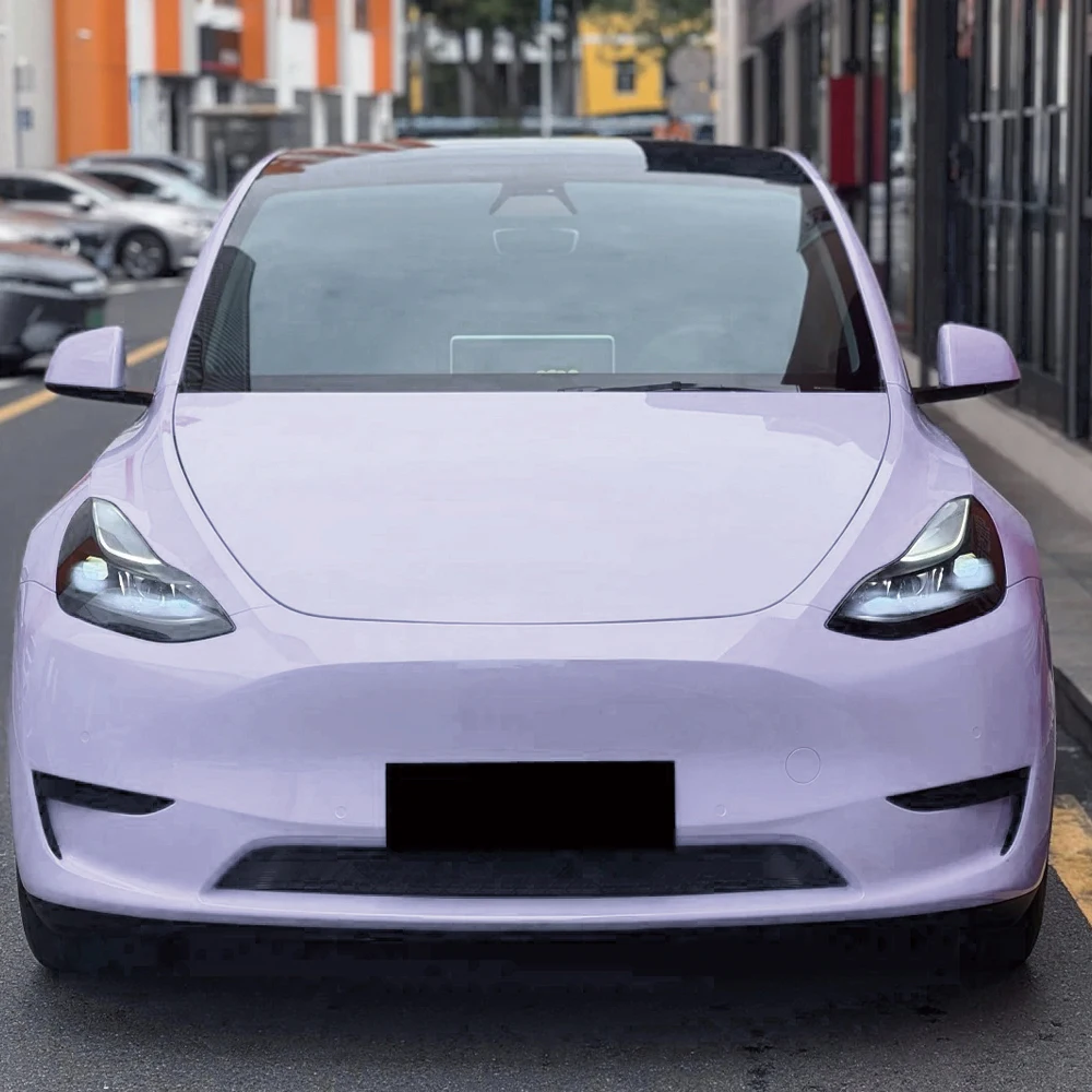 

Twilight Mist Purple Grey Car Wrapping Film Vinyl Wrap Stickers Color Change Film Bubble Free Sticker Vinyl Decals Accessories