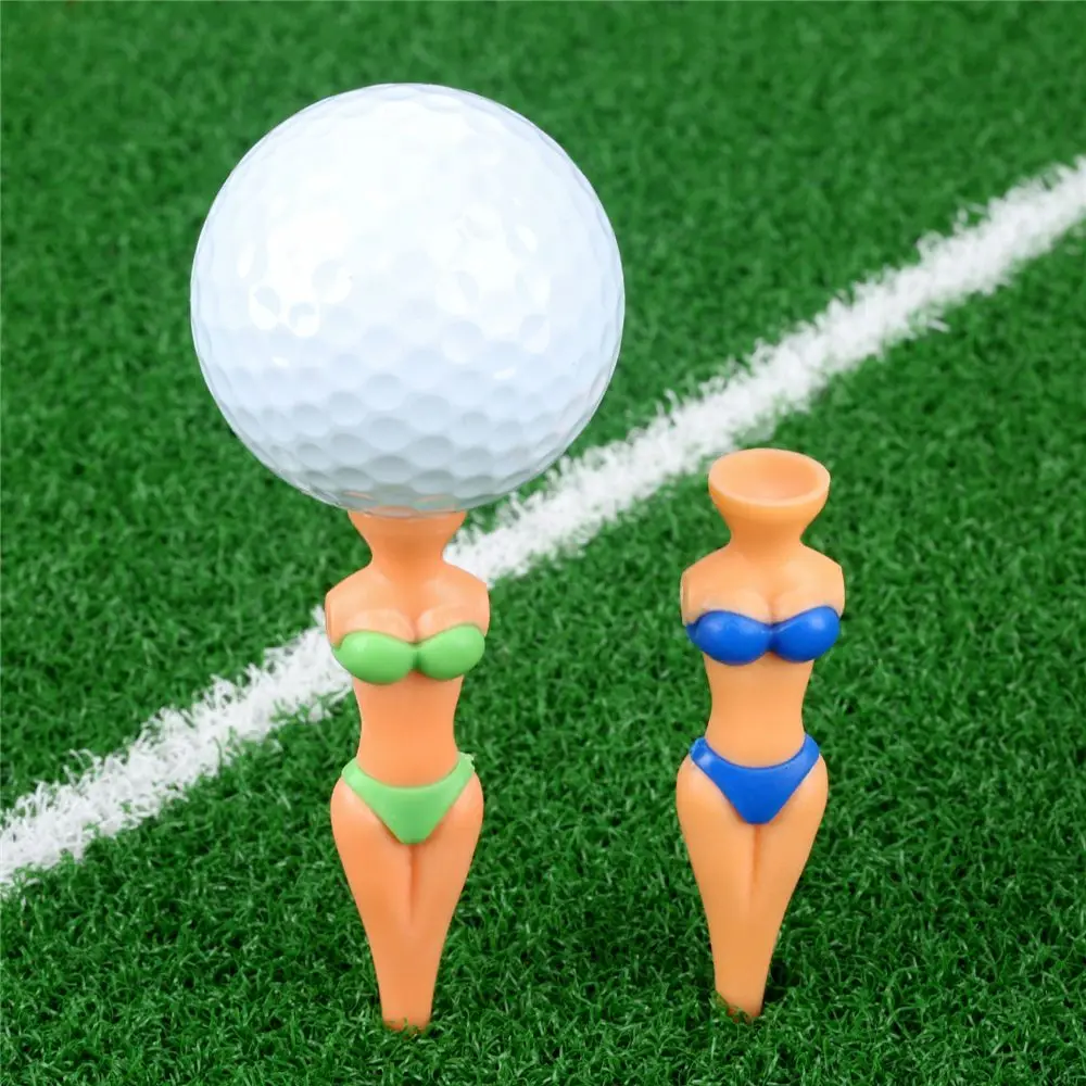 Durable Plastic Bikini Lady Model Outdoor Sexy Attractive Golf  Accessories Golf Tees Golf Training Clubs Tee