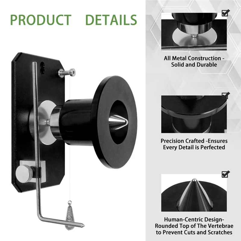 B23B Lawn Mower Wall Mounted Balancer, High Precision Magnetic Type For Adjustable Blade Holders, Blade Balance Tool