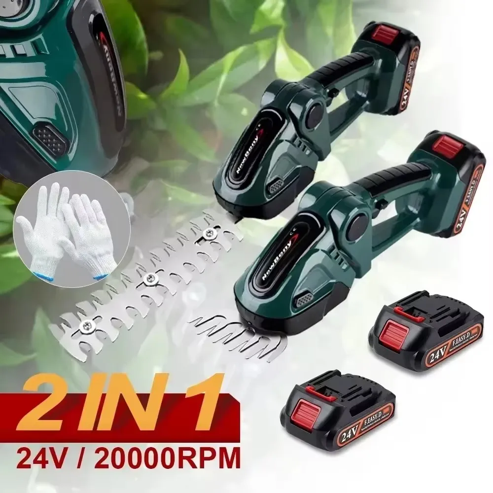 NEWBENY-Tondeuse à Gazon Électrique 2 en 1, Ciseaux pour Arbuste de Jardin Domestique, Outil Électrique pour Makita, Batterie 18V