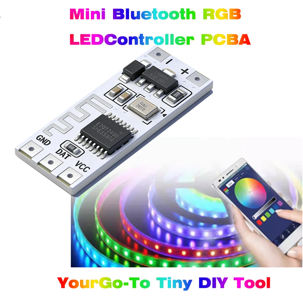 Dream Color WS2812B Bluetooth Controller, Marquee Light Controller, Chasing Light Controller, WS2811 Addressable LED Controller