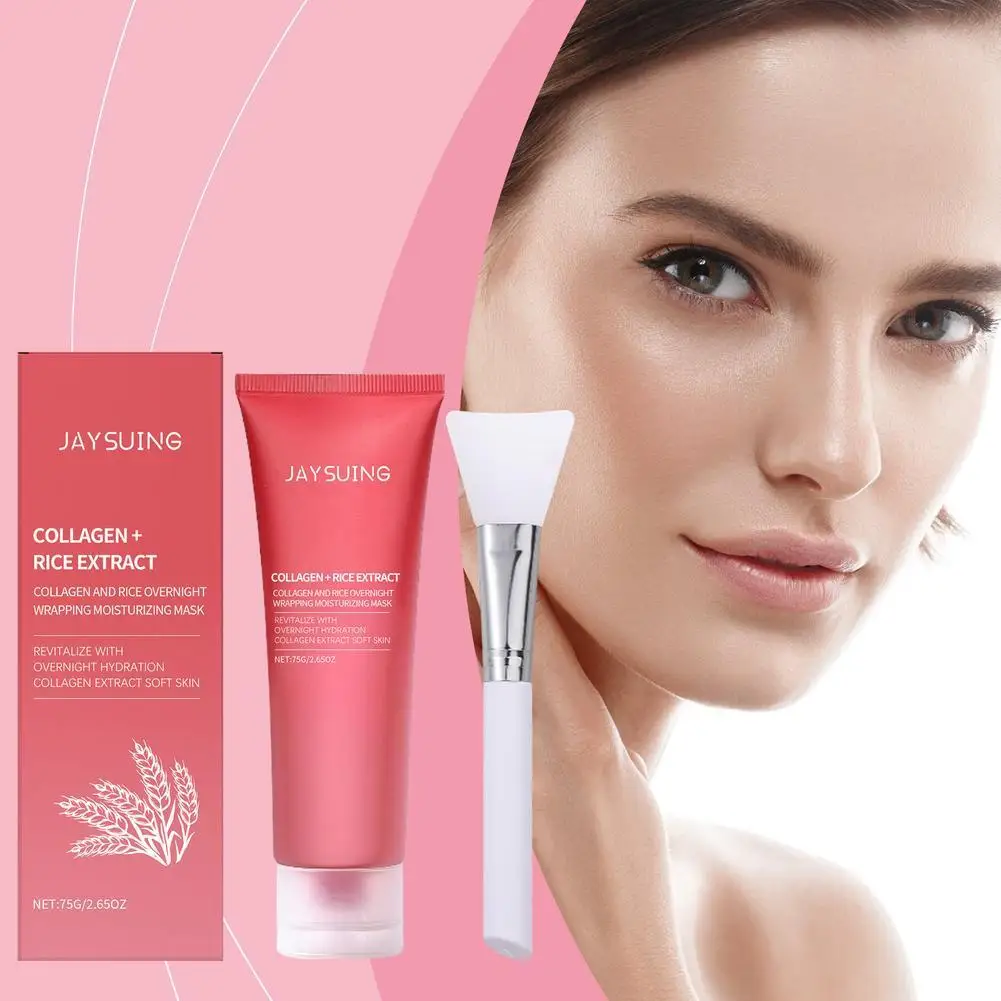 

75g Collagen Peel Off Mask Deep Cleansing Moisturizing Nourishing Shrink Pores Oil-Control Lifting Face Mask Facial Skin Care