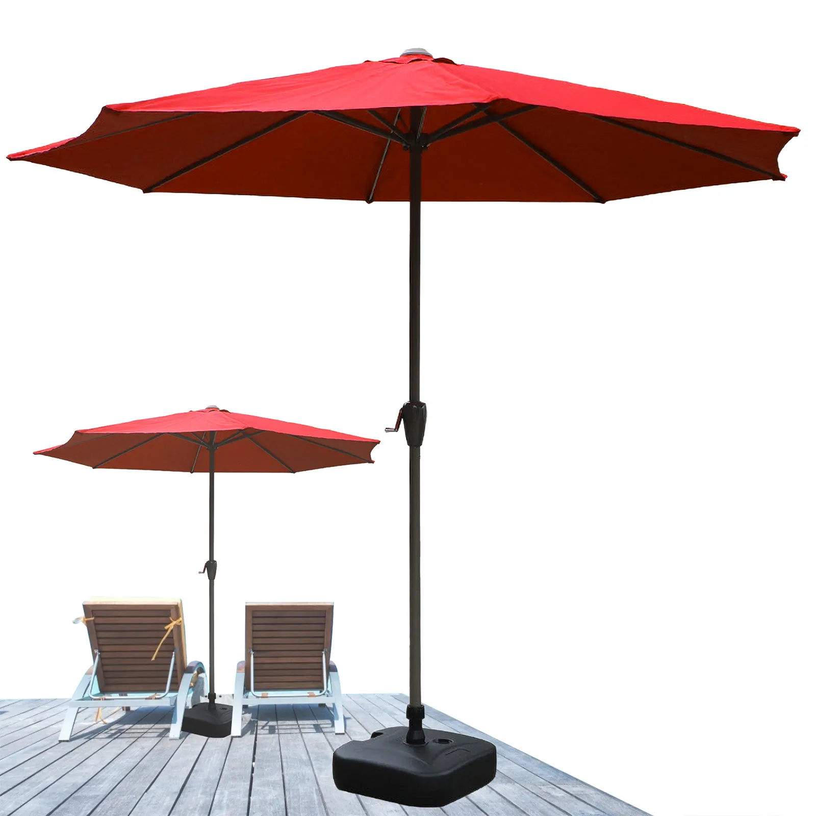 Outdoor Hiking Awnings Garden Terrace Courtyard Beach Swimming Pool Market Table Beach Portable Umbrella Placeme Toldo In Stock