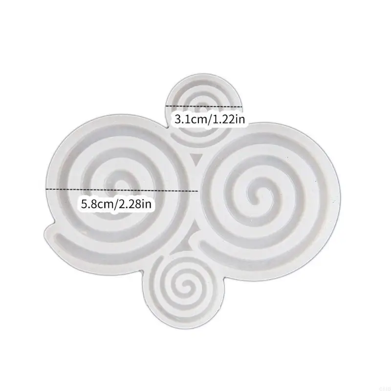 قالب راتنج السيليكون قوالب قلادة المجوهرات نمط مترابطة قوالب القرط سيليكون قالب الراتنج الحرفية لصياغة قلادة #6